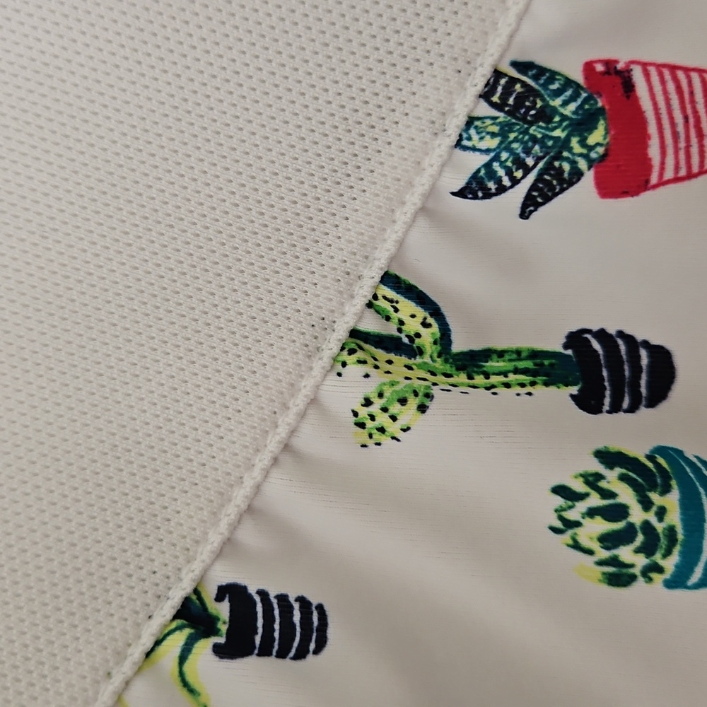 Lillie Green Cactus Print Athletic Tennis Skort Size Large - Picture 4 of 13